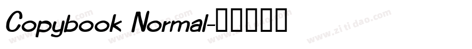 Copybook Normal字体转换